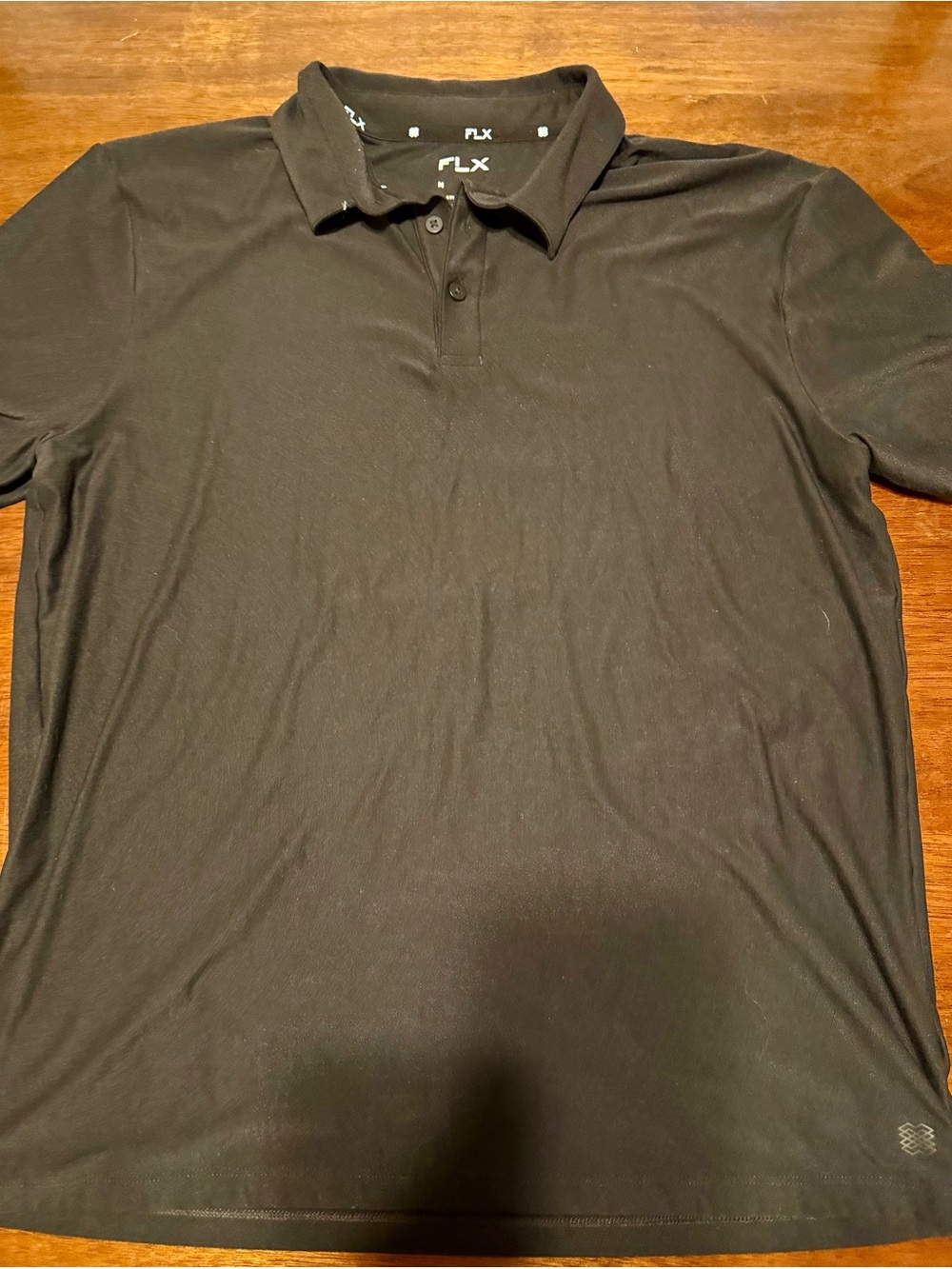 Men’s Black Polo Shirt FLX